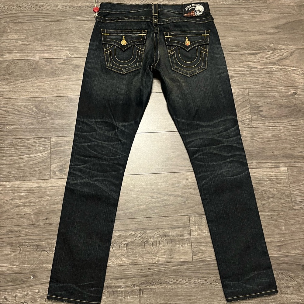 Vintage Y2K true religion Dark Wash Denim Jeans
